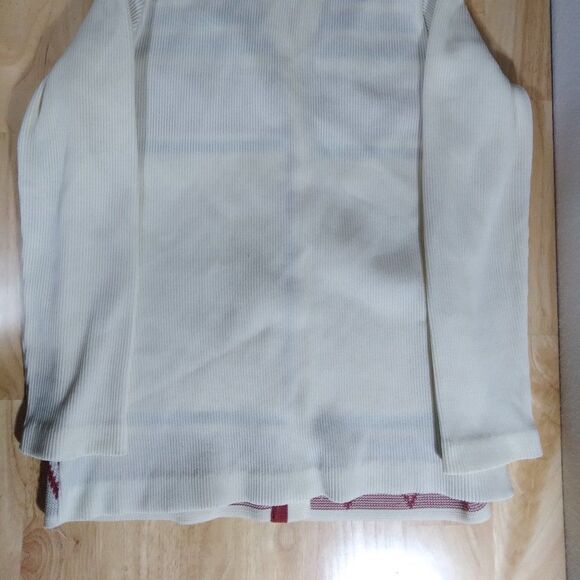 Vintage Geometric Color Block Knit Cardigan Sweater - Picture 5 of 5